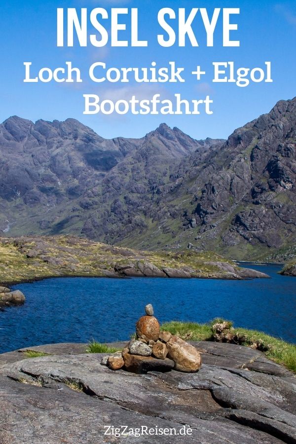 Loch Coruisk Elgol Bootsfahrt Skye Schottland Pin1
