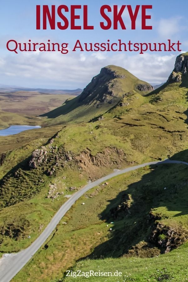 Quiraing Aussichtspunkt Skye Schottland Pin1