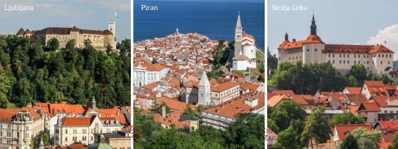 Schönste Städte in Slowenien