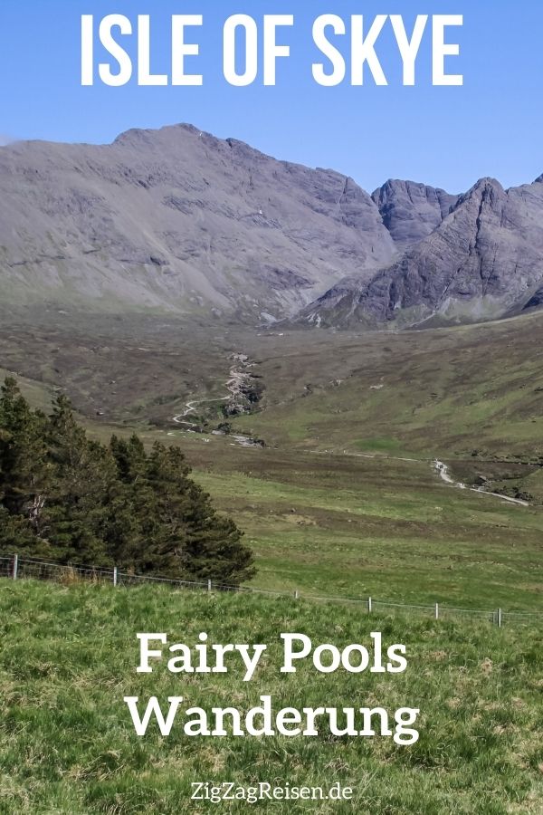 Wanderung Fairy Pools Skye Schottland Pin2