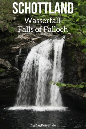 Wasserfall Falls of Falloch Schottland Pin1