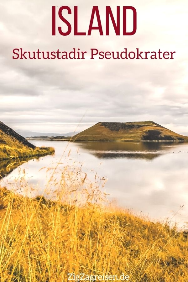Pseudokrater Skutustadir Island reisen Pin