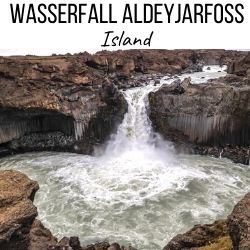 Wasserfall Aldeyjarfoss Island reisefuhrer