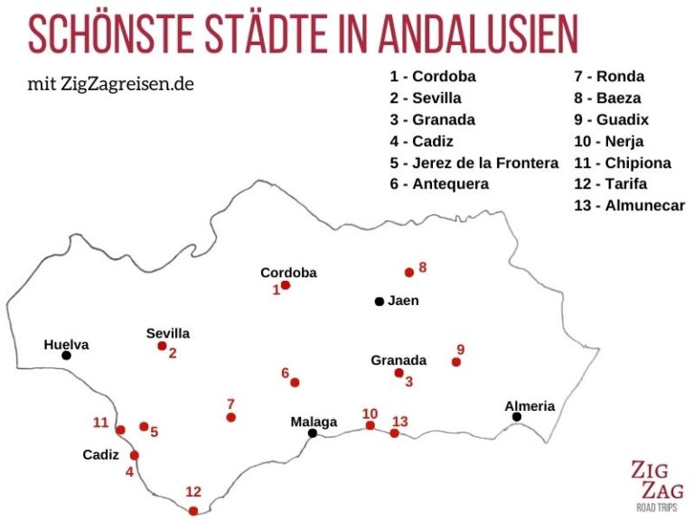 Stadt In Andalusien Spanien 7 Buchstaben 21+ Schönste Städte Andalusien (mit Bilder)