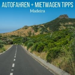 auto fahren Madeira Mietwagen Tipps