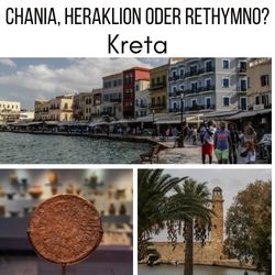 Chania oder Heraklion oder Rethymno Kreta Stadt