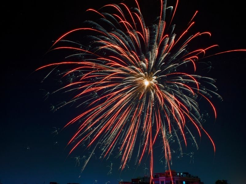 Lanzarote Feuerwerk Neujahr