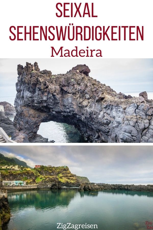 Strand Seixal Sehenswurdigkeiten Madeira Pin