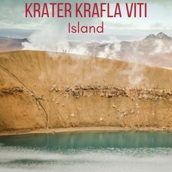 Krater Krafla Viti Island See