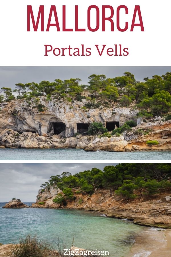 Cala Portals Vells Mallorca Hohlen Pin