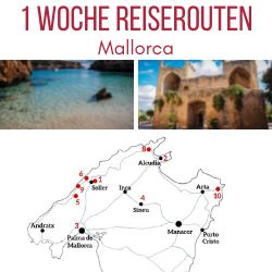 1 Woche Mallorca Reiseroute