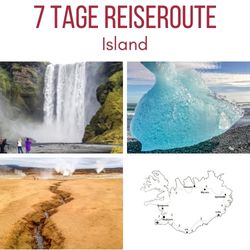 Island Rundreise 7 Tage roadtrip Reiseroute