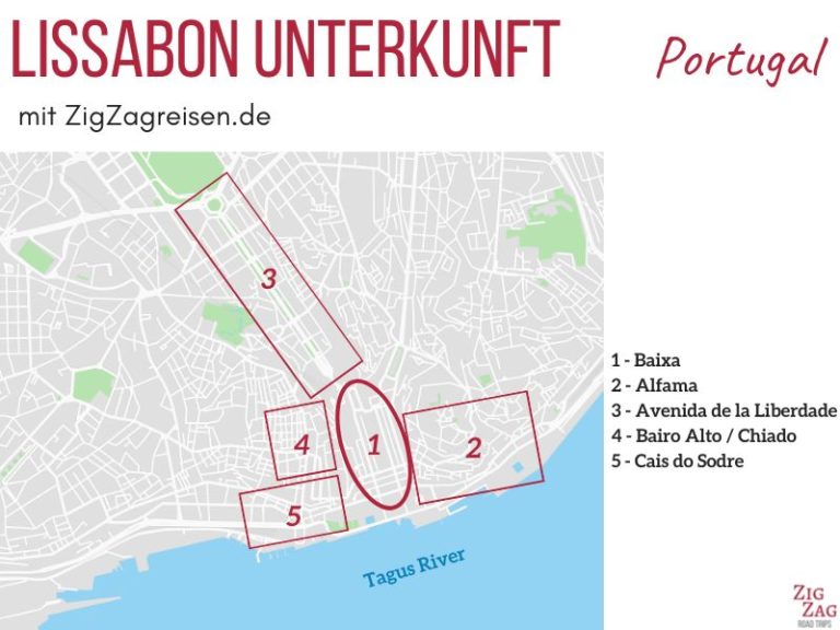Luxus Lissabon Karte Sehenswrdigkeiten Bilder