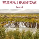 Wasserfall Hraunfossar Island Lava