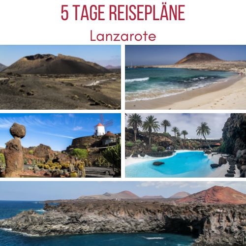 Lanzarote 5 tage reiseplan route
