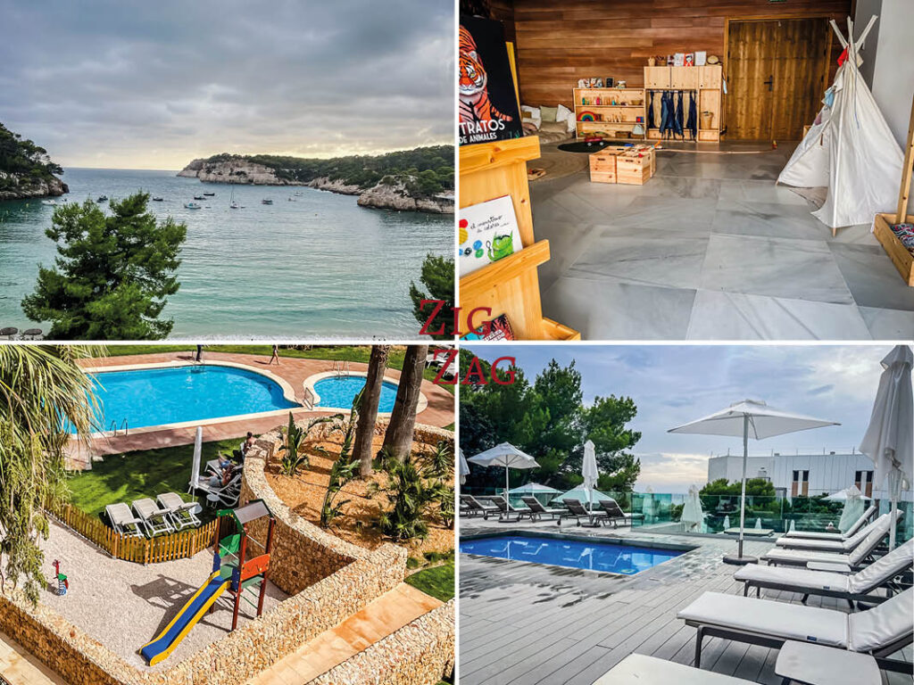 Entdecken Sie meine Bewertungen der 8 besten Familienhotels auf Menorca: Ausstattung, Kinderclub, Spielplatz, Unterhaltung (+ Fotos)