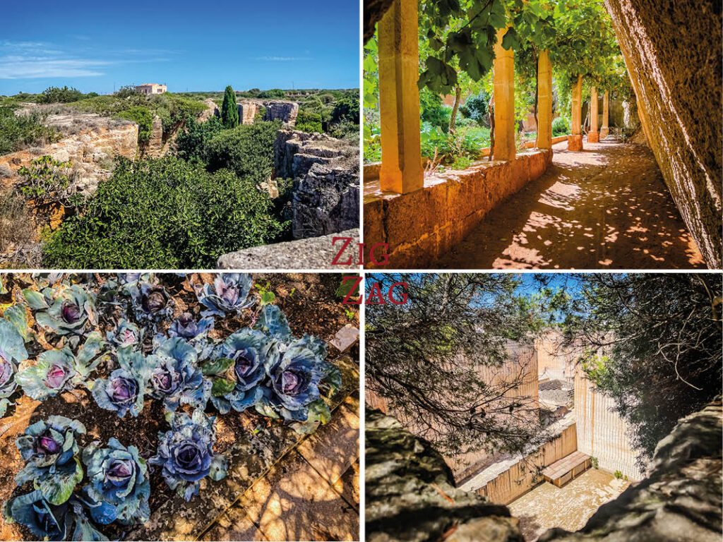 Meine Tipps und Fotos für die Entdeckung des botanischen Gartens Lithica (Steinbrüche von s'Hostal) auf Menorca: Zugang, praktische Informationen, Besuch