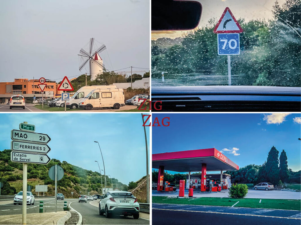Alle meine Tipps zum Fahren auf Menorca: Straßenzustände, Vorschriften, Autovermietung, Parken...